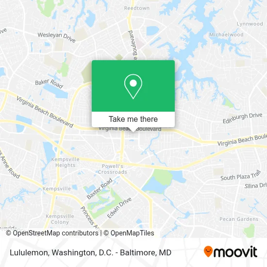 Lululemon map