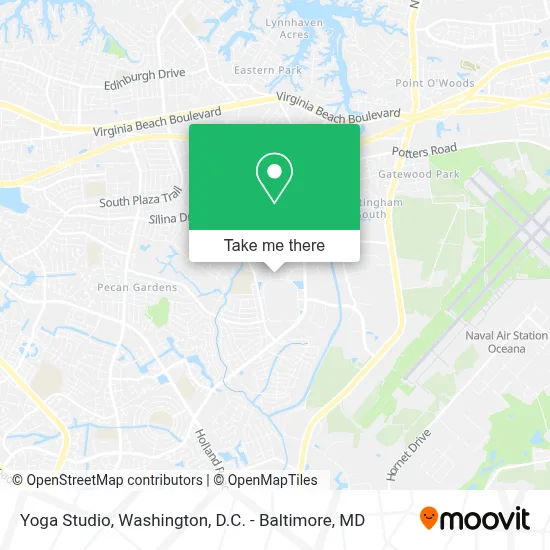 Yoga Studio map