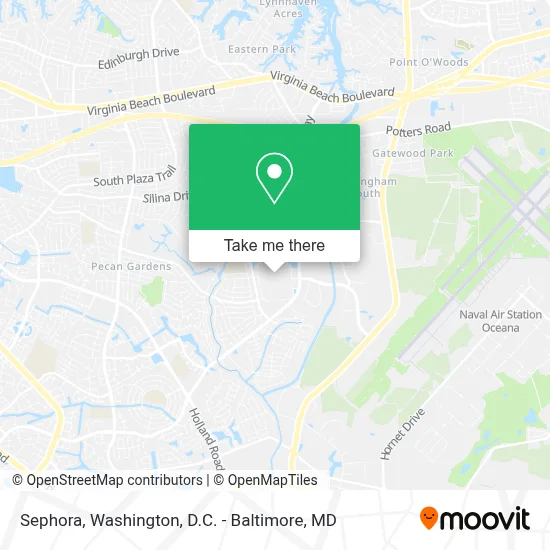 Sephora map