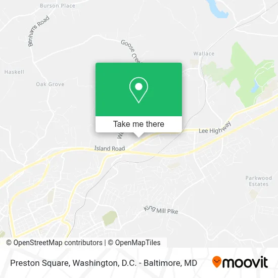 Preston Square map