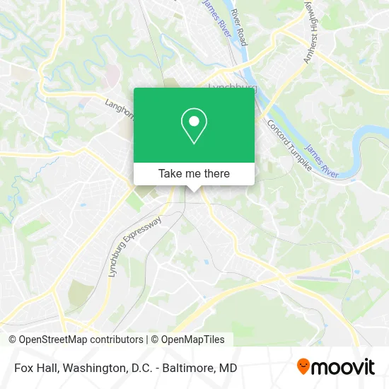 Fox Hall map