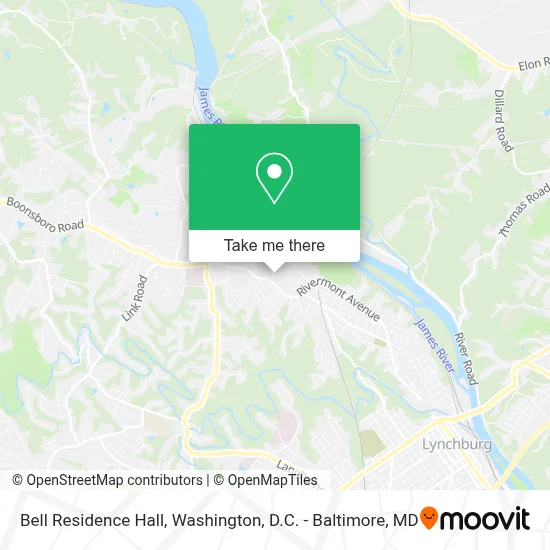 Bell Residence Hall map