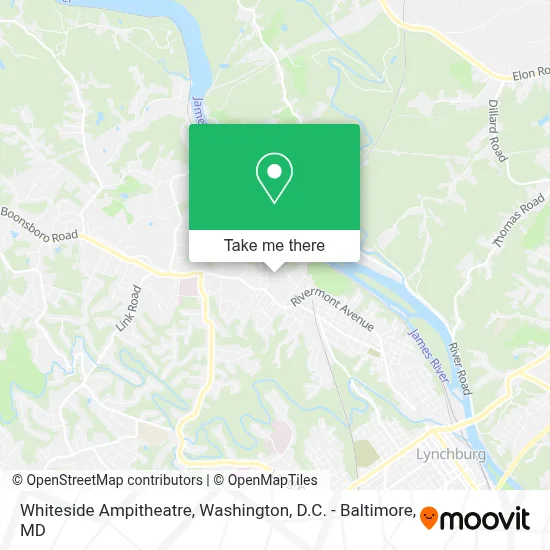 Whiteside Ampitheatre map