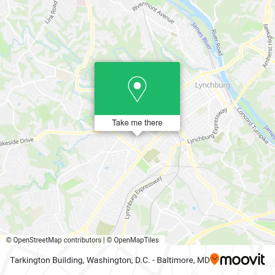 Tarkington Building map