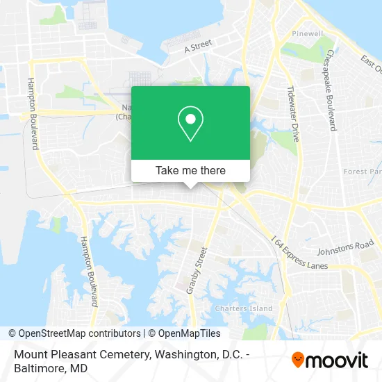 Mount Pleasant Cemetery map