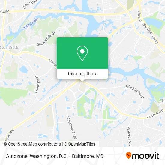 Autozone map