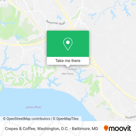 Crepes & Coffee map