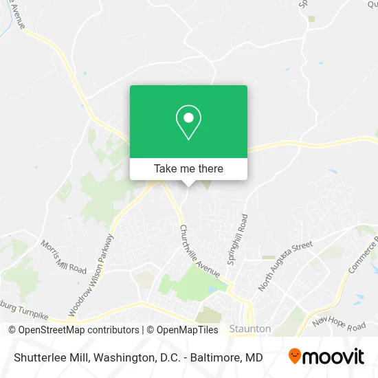 Shutterlee Mill map