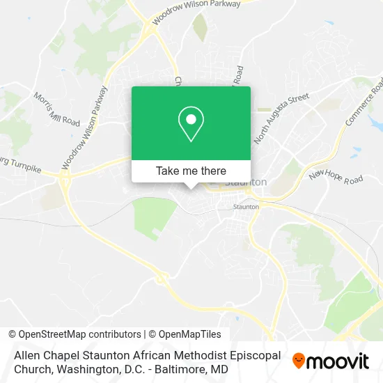 Allen Chapel Staunton African Methodist Episcopal Church map