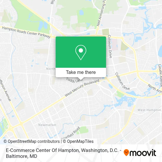 E-Commerce Center Of Hampton map