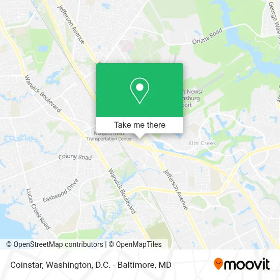 Coinstar map