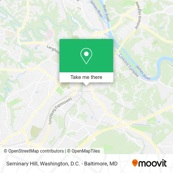 Seminary Hill map