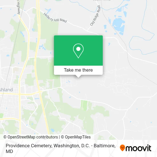 Providence Cemetery map