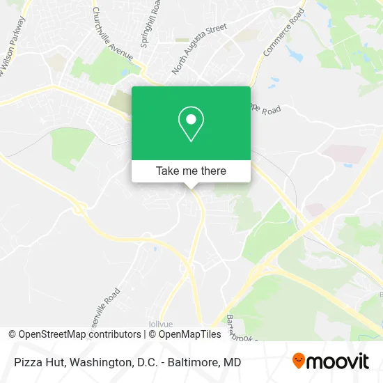 Pizza Hut map