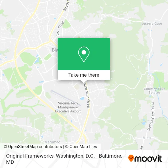 Original Frameworks map