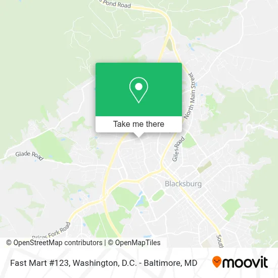 Fast Mart #123 map