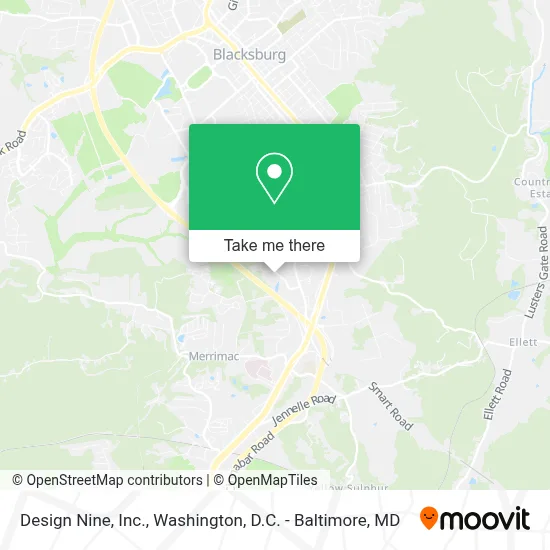 Design Nine, Inc. map