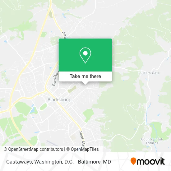 Castaways map