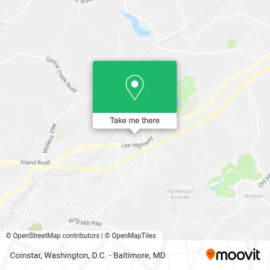 Coinstar map