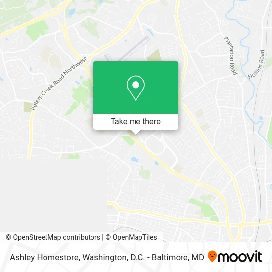 Ashley Homestore map