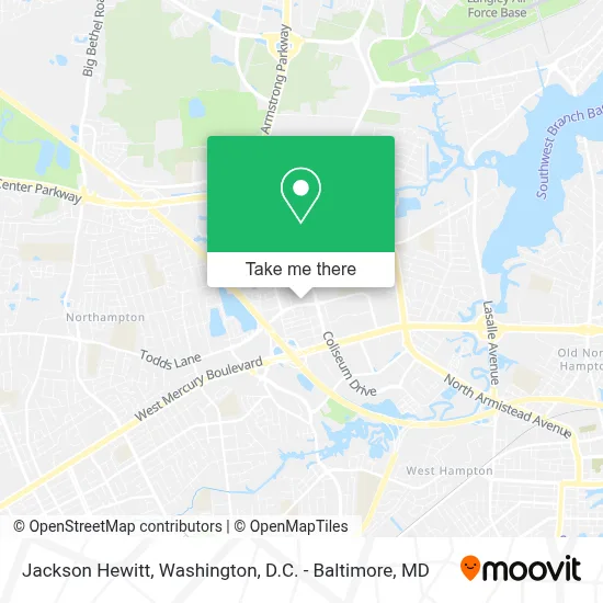 Jackson Hewitt map