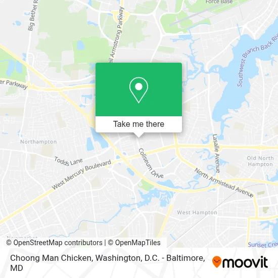 Choong Man Chicken map
