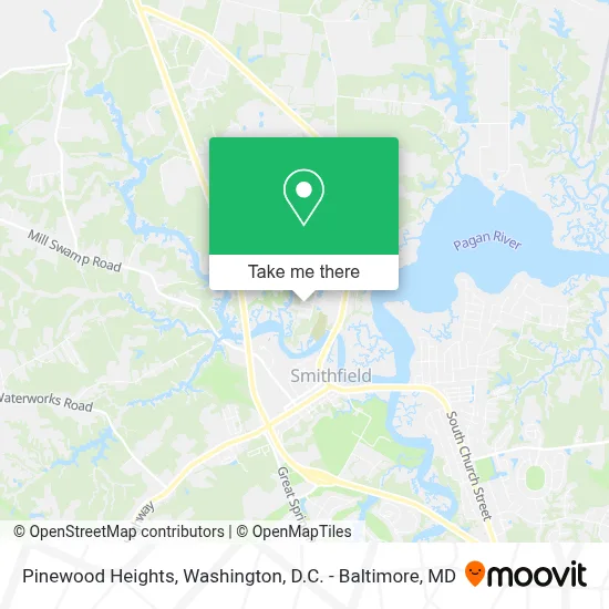 Pinewood Heights map