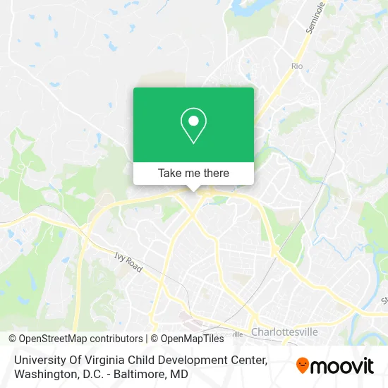 University Of Virginia Child Development Center map