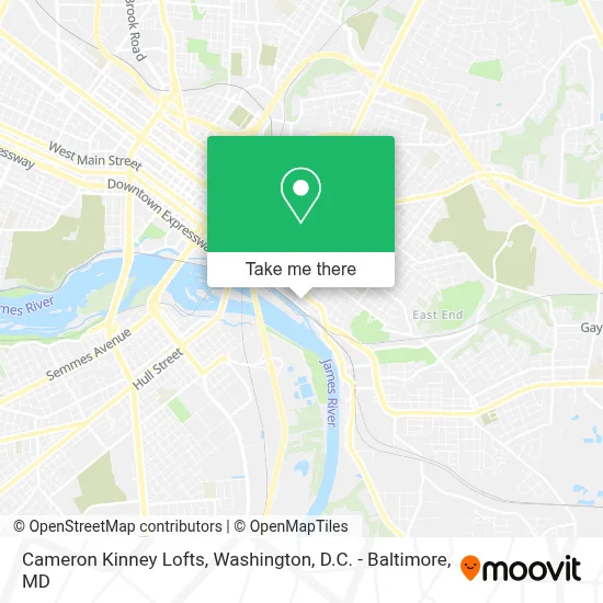 Cameron Kinney Lofts map