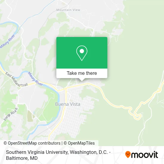 Southern Virginia University map