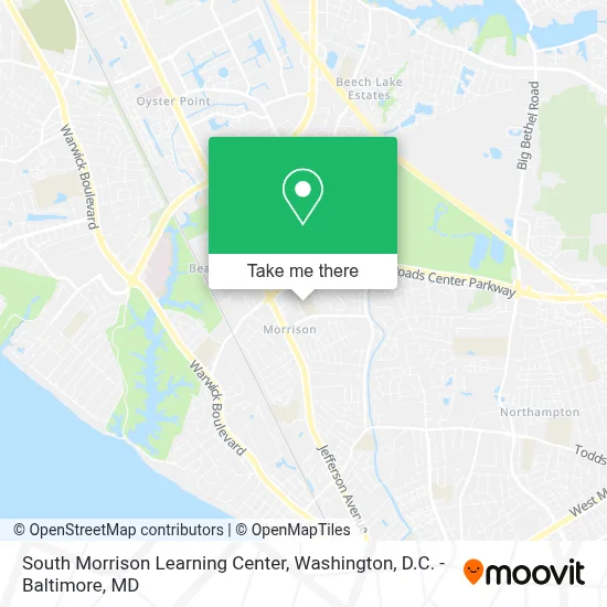 South Morrison Learning Center map