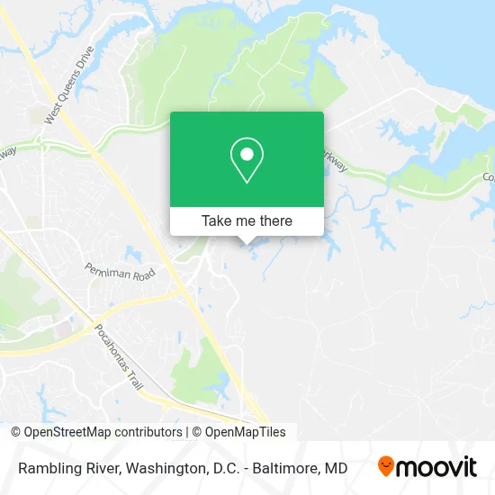 Rambling River map