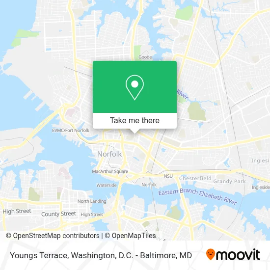 Youngs Terrace map