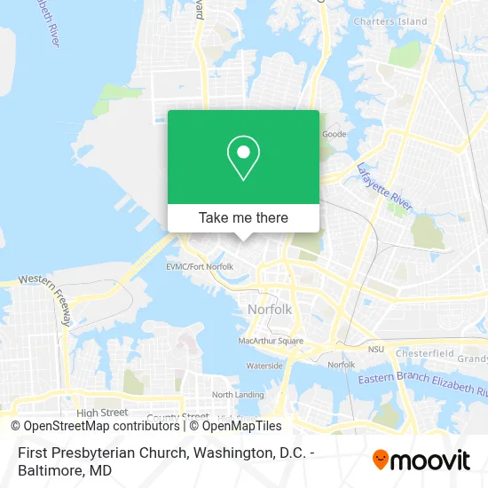 First Presbyterian Church map