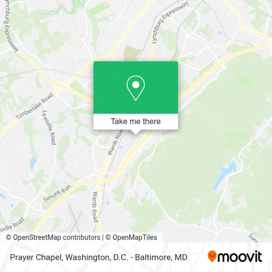 Prayer Chapel map