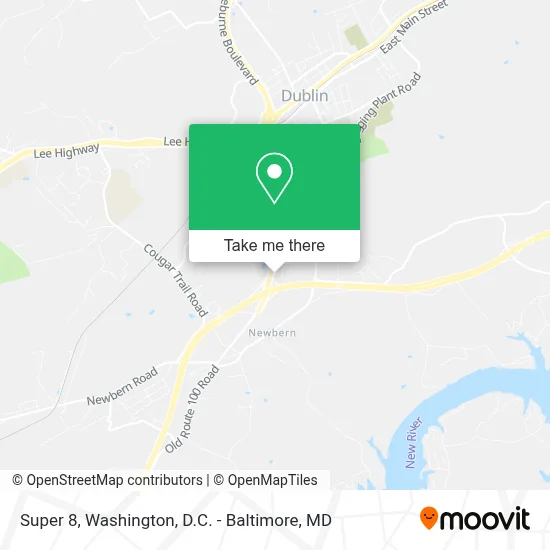 Super 8 map