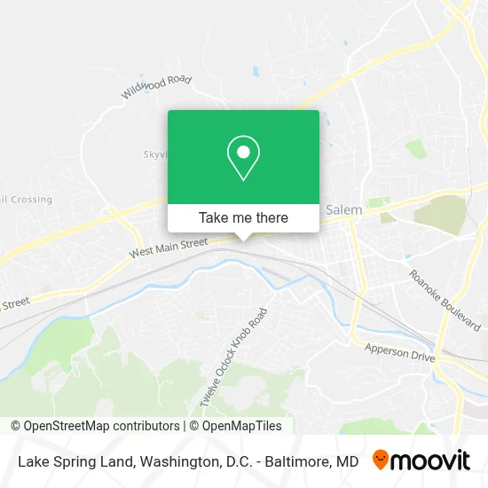 Lake Spring Land map