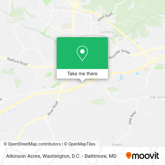 Atkinson Acres map