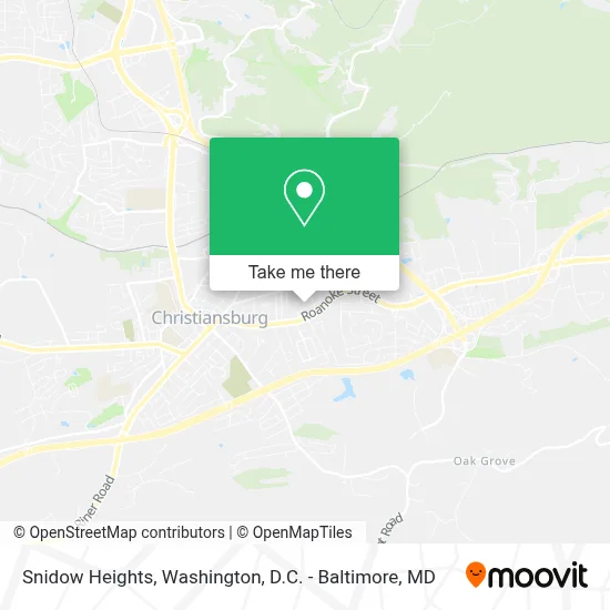 Snidow Heights map