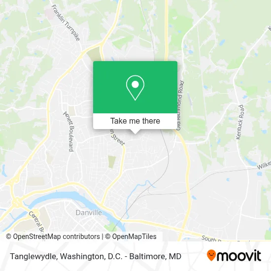 Tanglewydle map