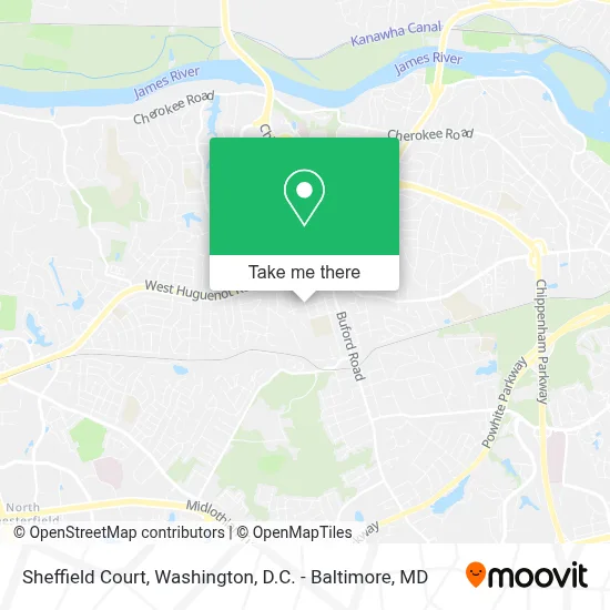 Sheffield Court map
