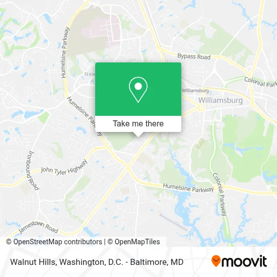 Walnut Hills map