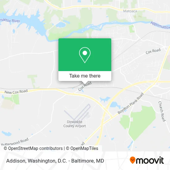 Addison map