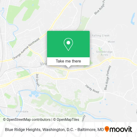 Blue Ridge Heights map