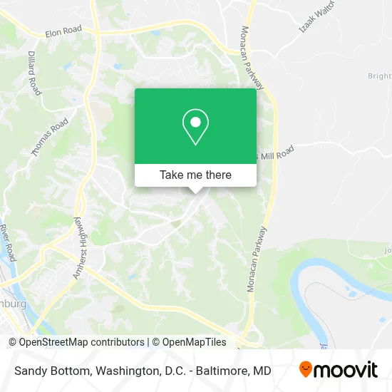 Sandy Bottom map