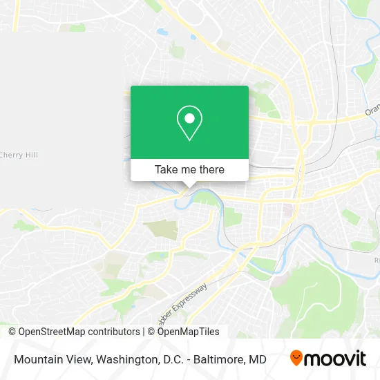 Mountain View map
