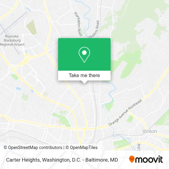 Carter Heights map