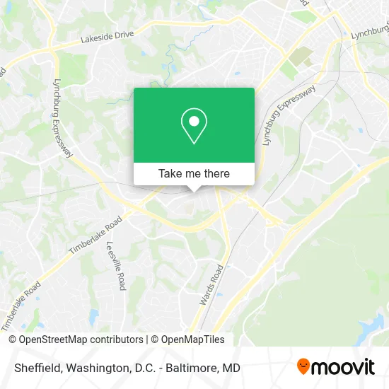 Sheffield map