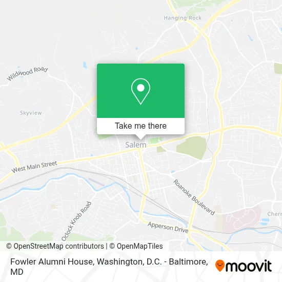 Fowler Alumni House map
