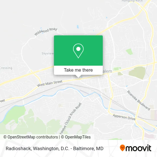 Radioshack map